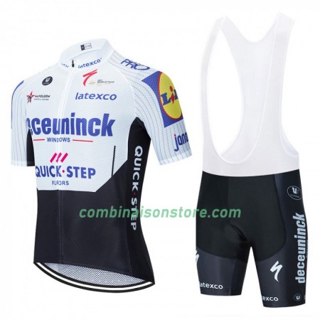 Combinaison Cycliste + Cuissard à Bretelles 2020 Deceuninck-Quick-Step N004